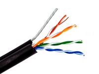 Кабель Optimus U5e-4x2x0.5 Cu (OUT) с тросом, уличный дозор23
