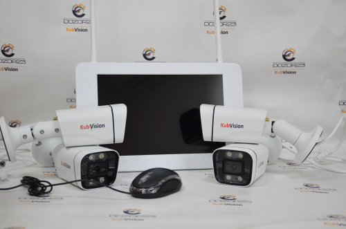 Комплект видеонаблюдения Wi-Fi Kit 4CH 2MP (10.1)